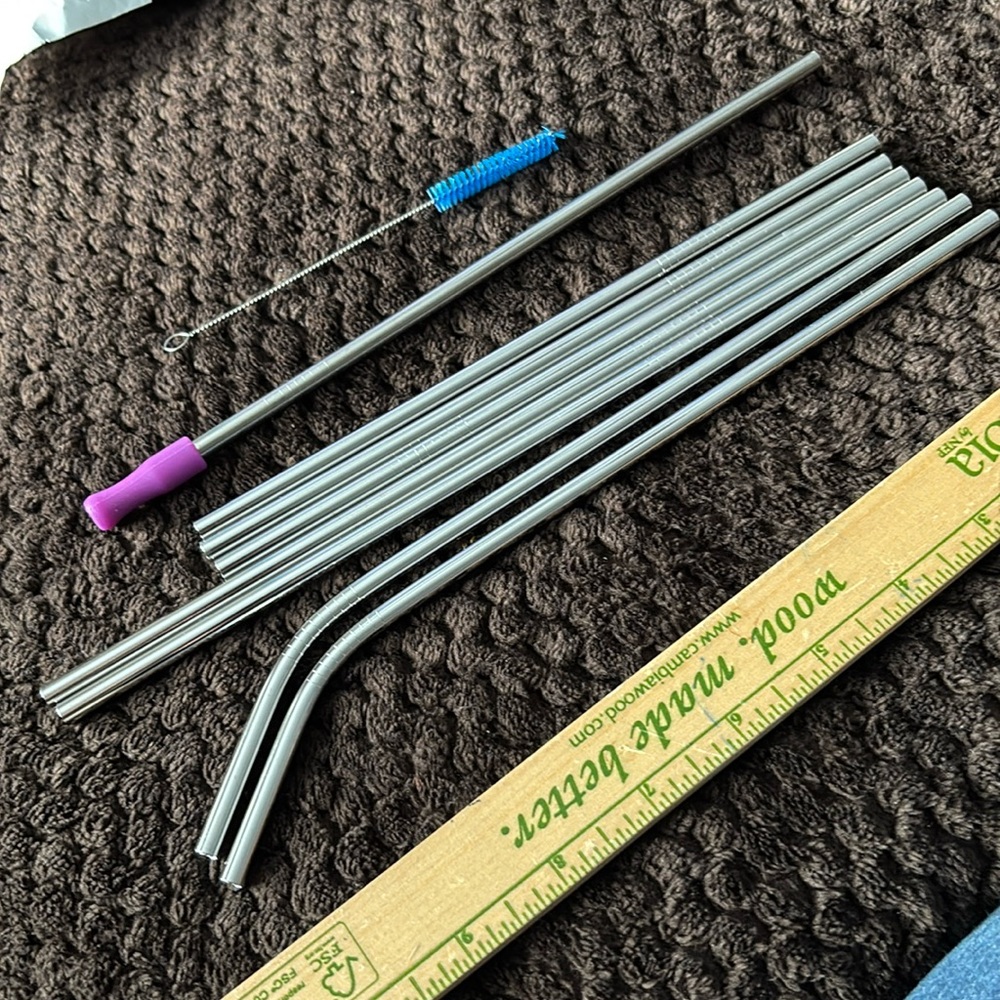 New Steel Straws